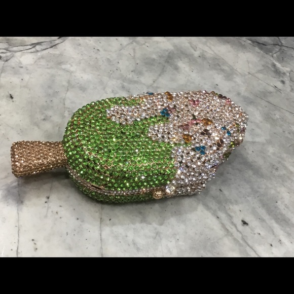 Swarovski Handbags - Swarovski Elements Crystals Ice Cream Bar Minaudiere Bag